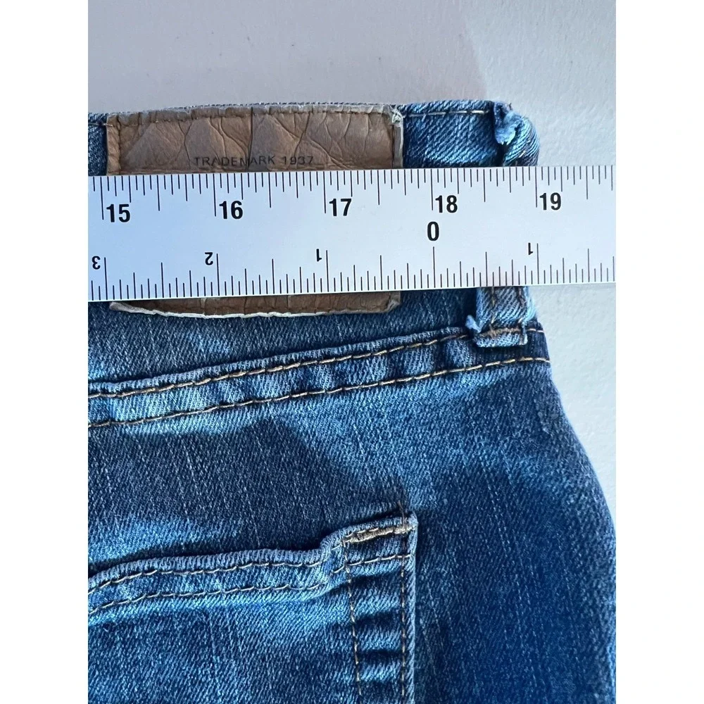 IZOD 36x30 (ACTUAL 38x26) HEMMED Slim Straight Fit Blue Denimn Jeans